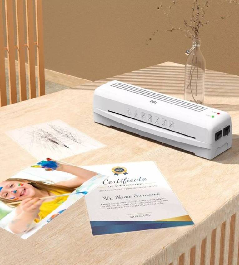 Deli Lamination machine Laminator Plastifieuse à chaud METAL A3, A4, A5, A7.